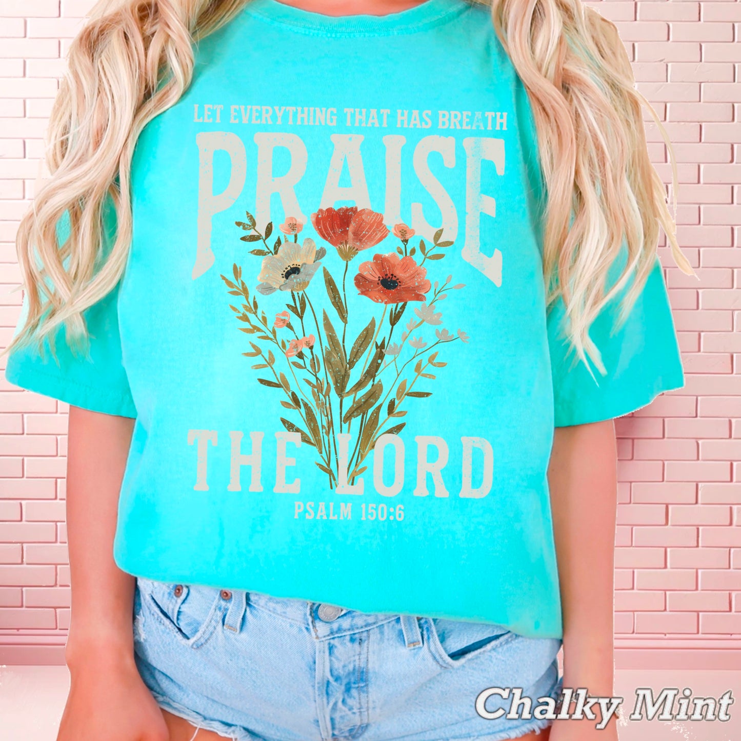 Let Everything That Has Breath Praise The Lord Comfort Color Graphic Tee