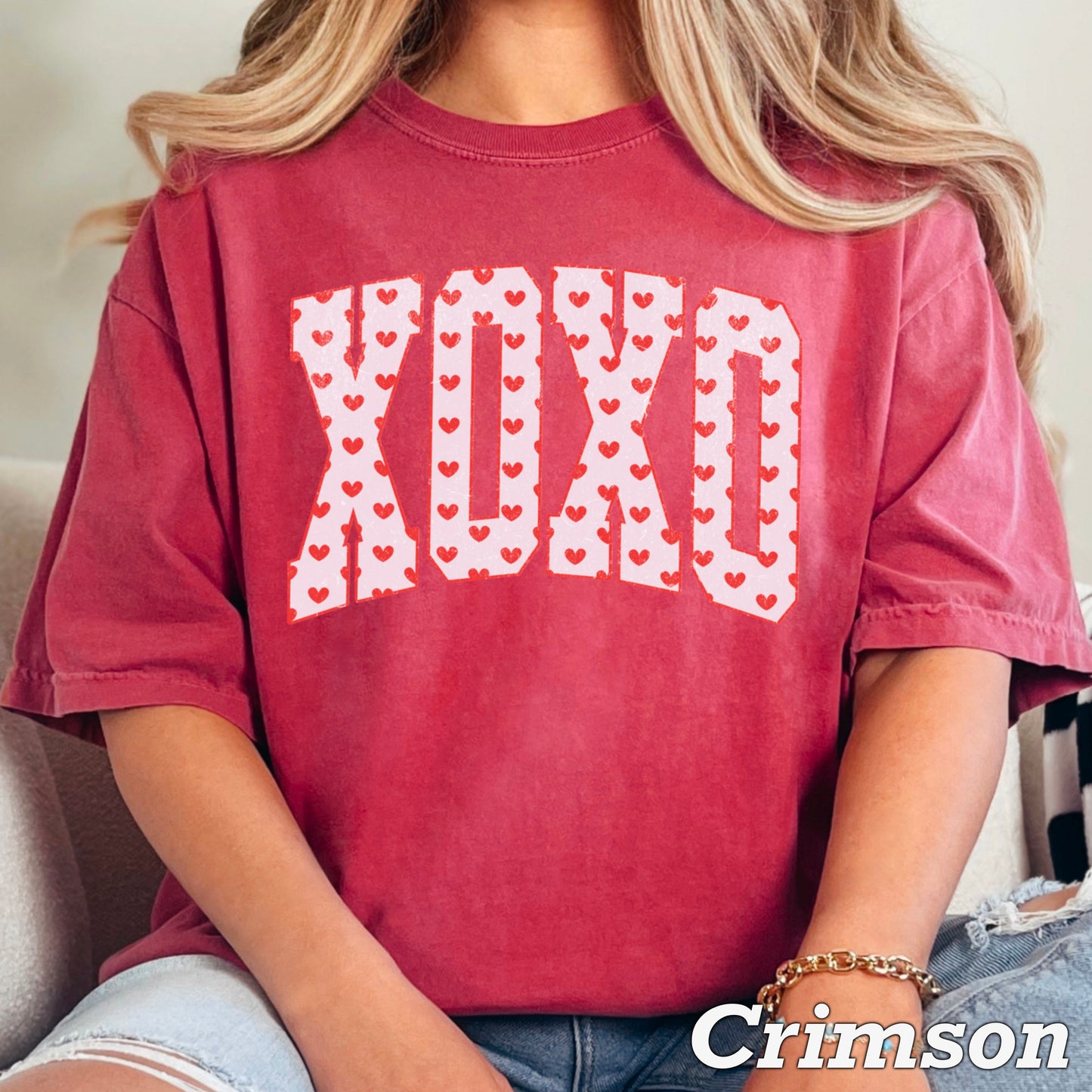 Xoxo Valentine’s Day Comfort Color Graphic Tee