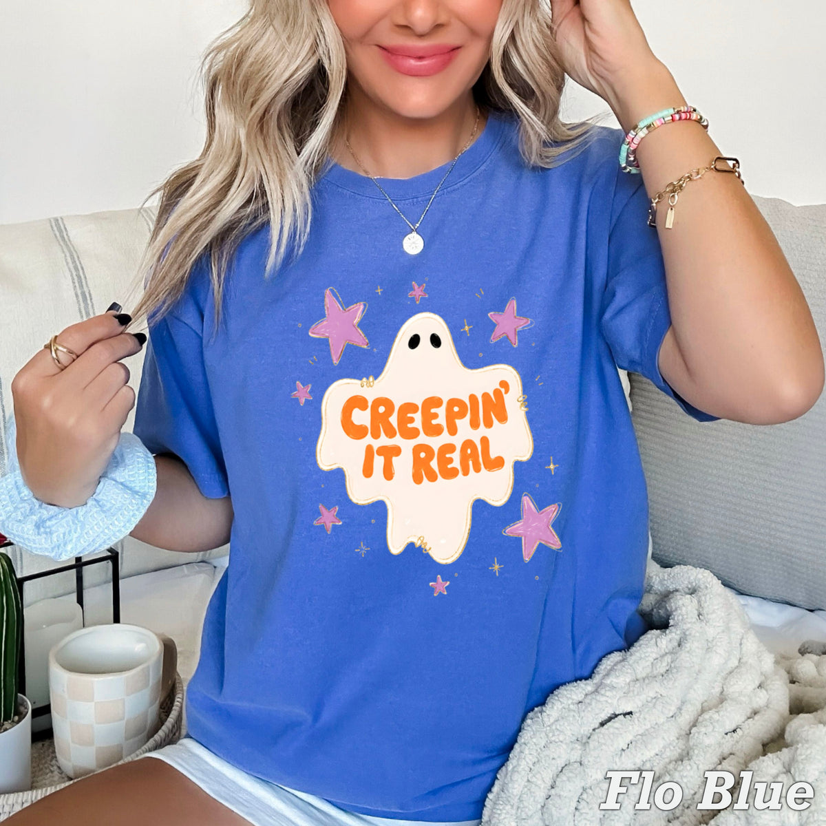 Creepin It Real Comfort Color Graphic Tee