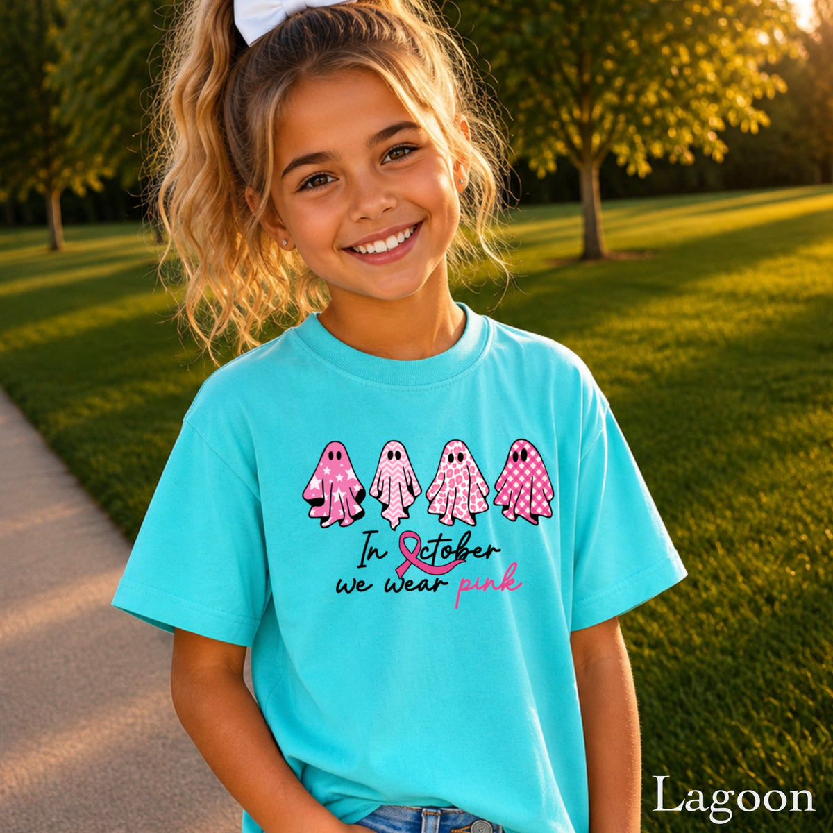 On Wednesdays We Wear Pink Youth Comfort Color T-Shirt