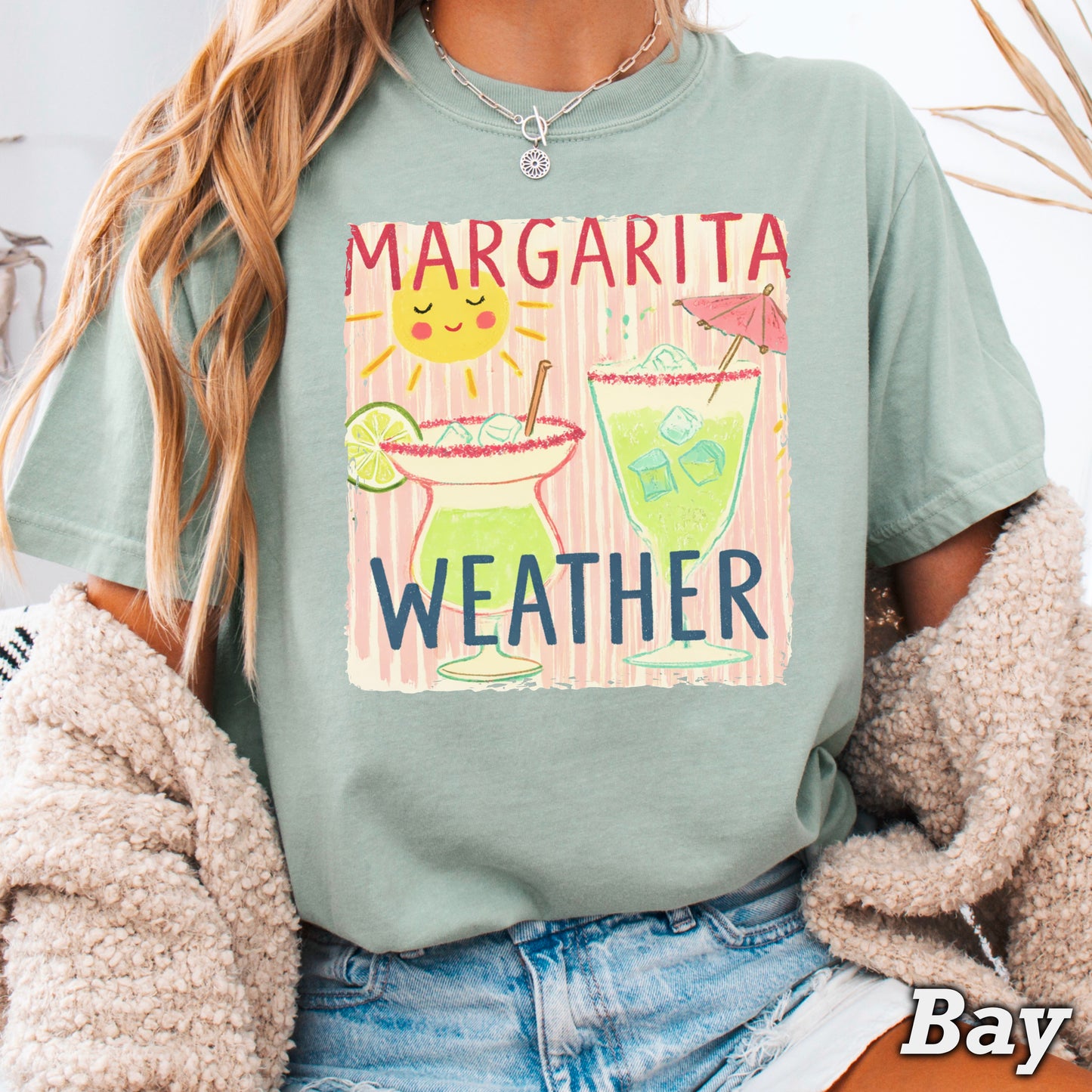 Margarita Weather Comfort Color Graphic Tee