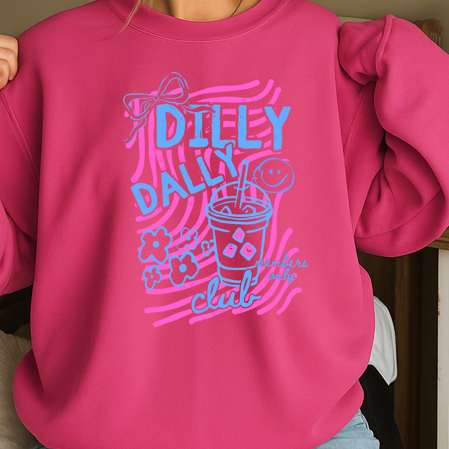Dilly Dally Club Crewneck Sweatshirt