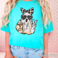 Preppy Ghost Halloween Comfort Color Graphic Tee