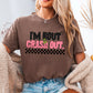 I’m Bout To Crash Out  Comfort Color Graphic Tee