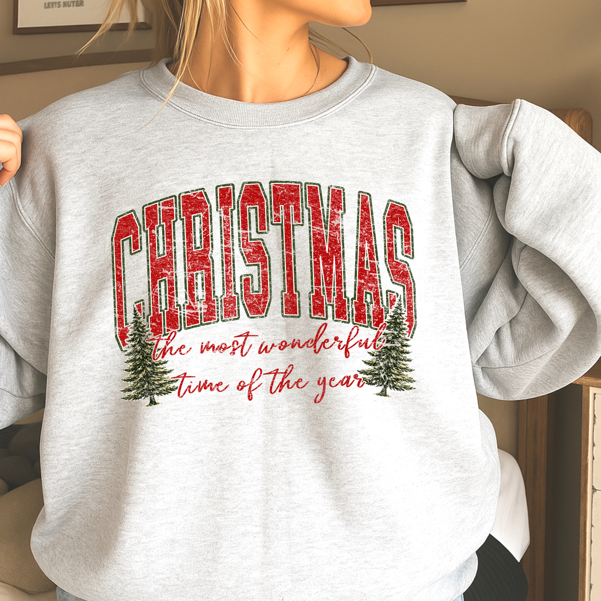 The Most Wonderful Time Of The Year Christmas Crewneck Sweatshirt