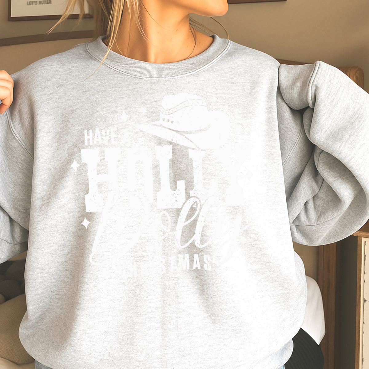 Have A Holly Christmas Crewneck Sweatshirt