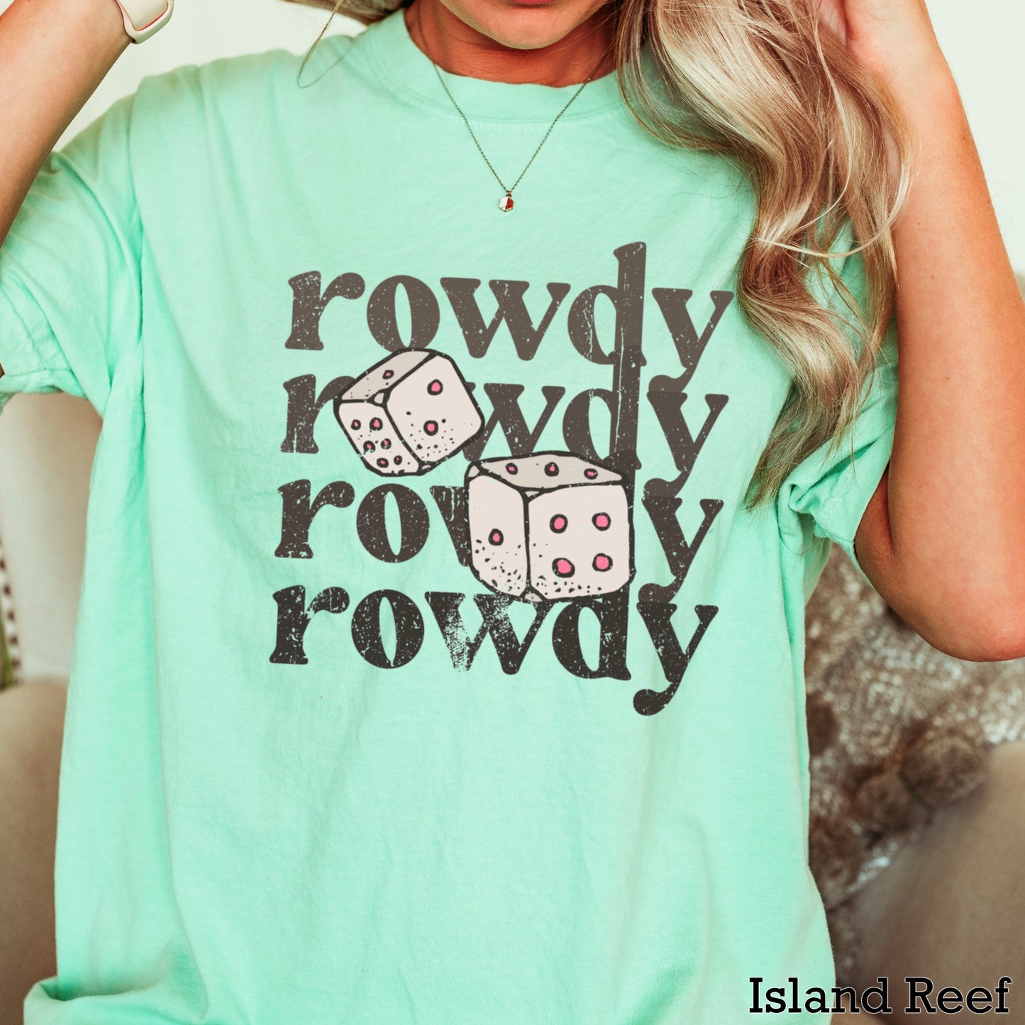 Rowdy Dice Comfort Color Graphic Tee
