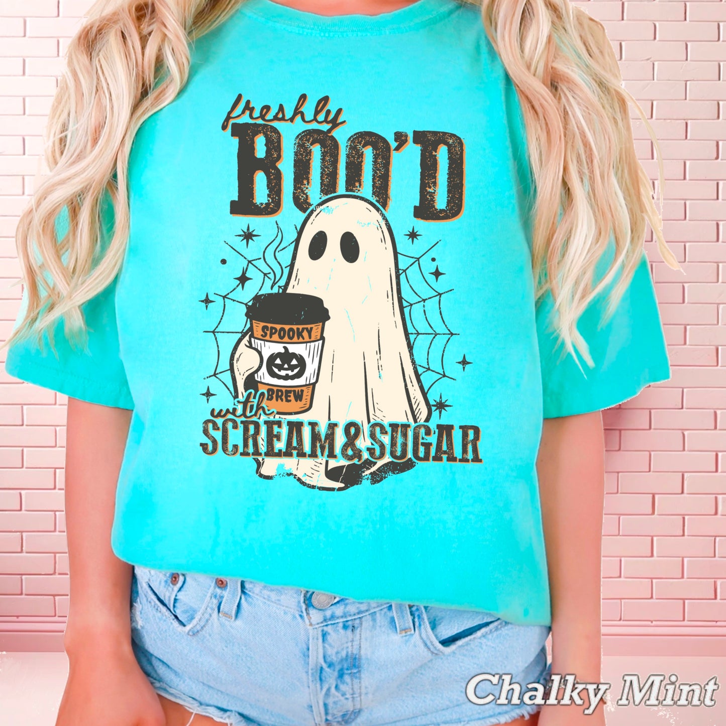 Freshly Boo’d Halloween Comfort Color Graphic Tee