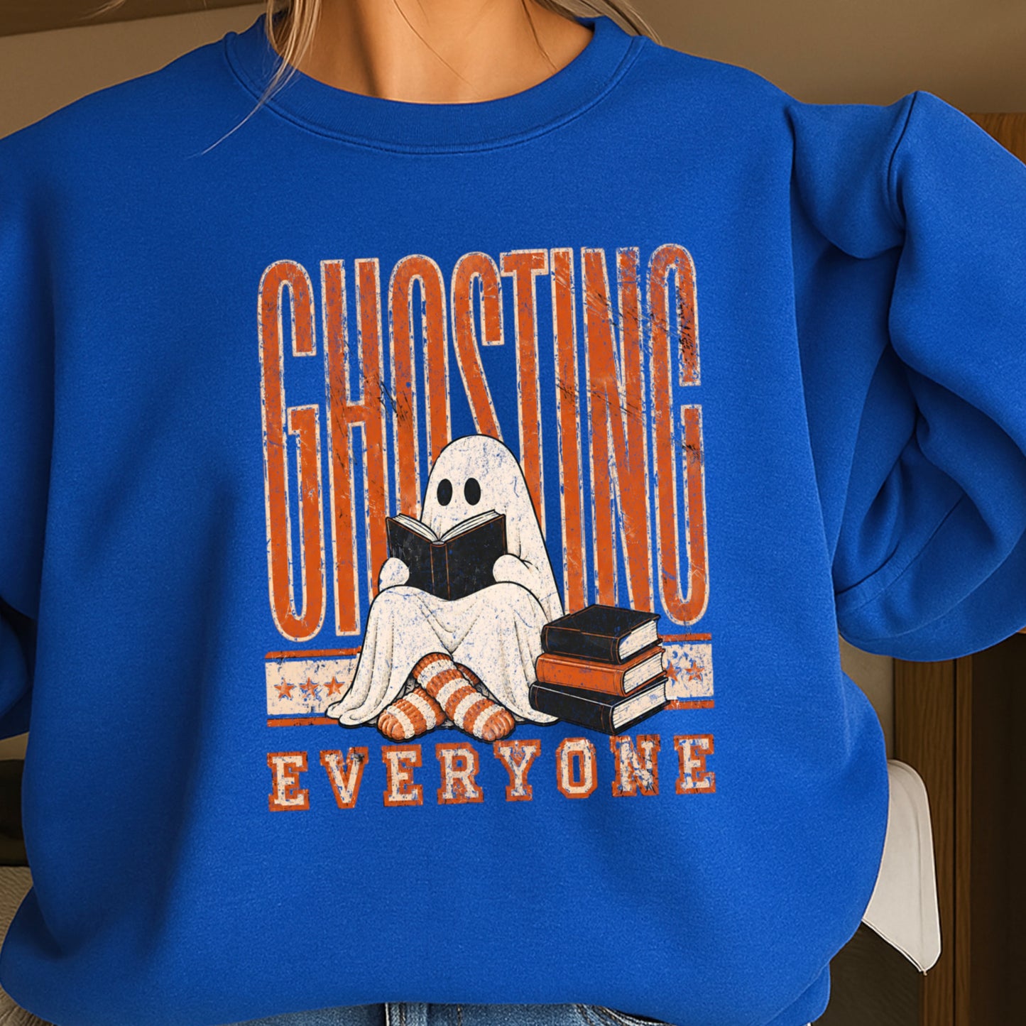 Ghosting Everyone Halloween Sweatshirt