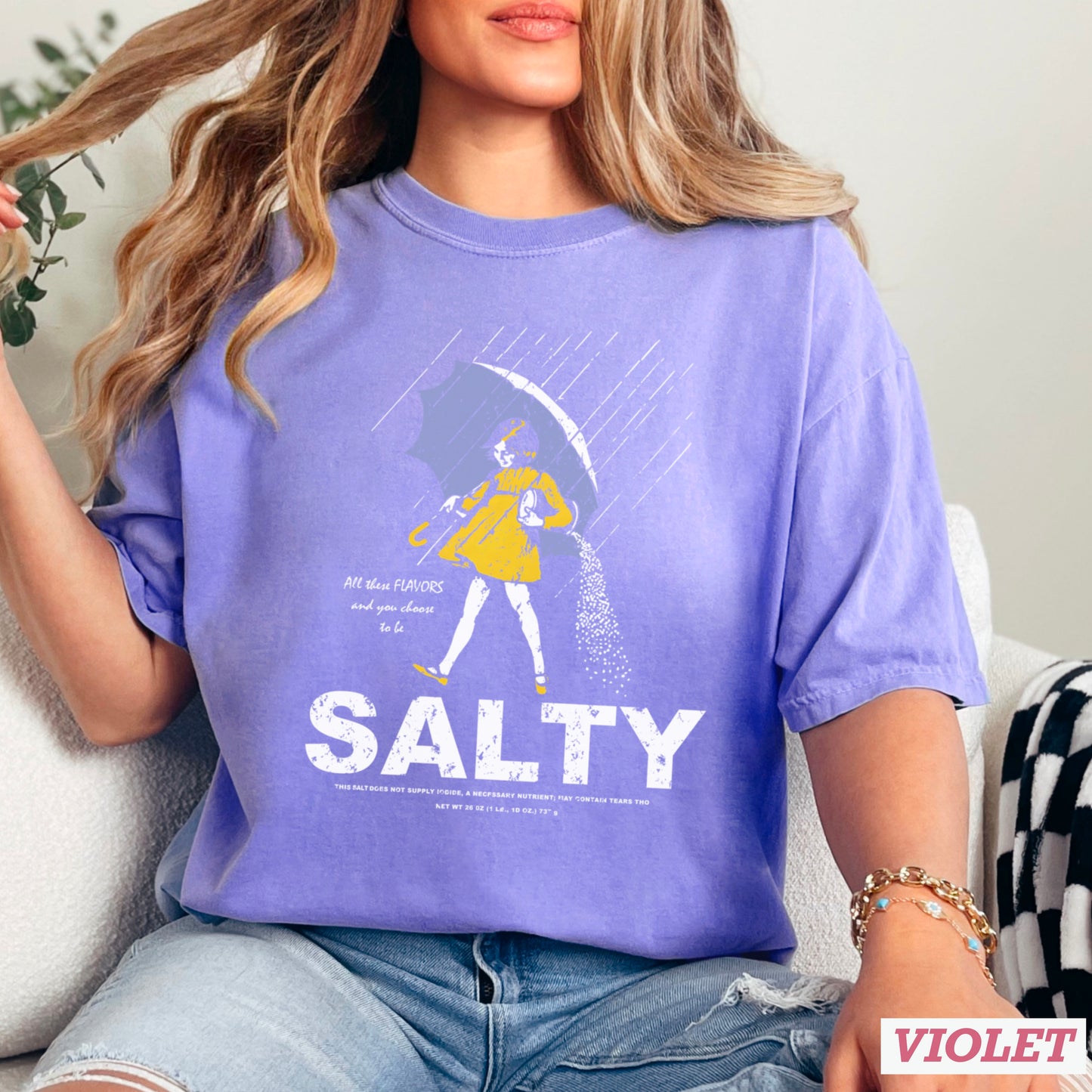 Salty Comfort Color Graphic Tee