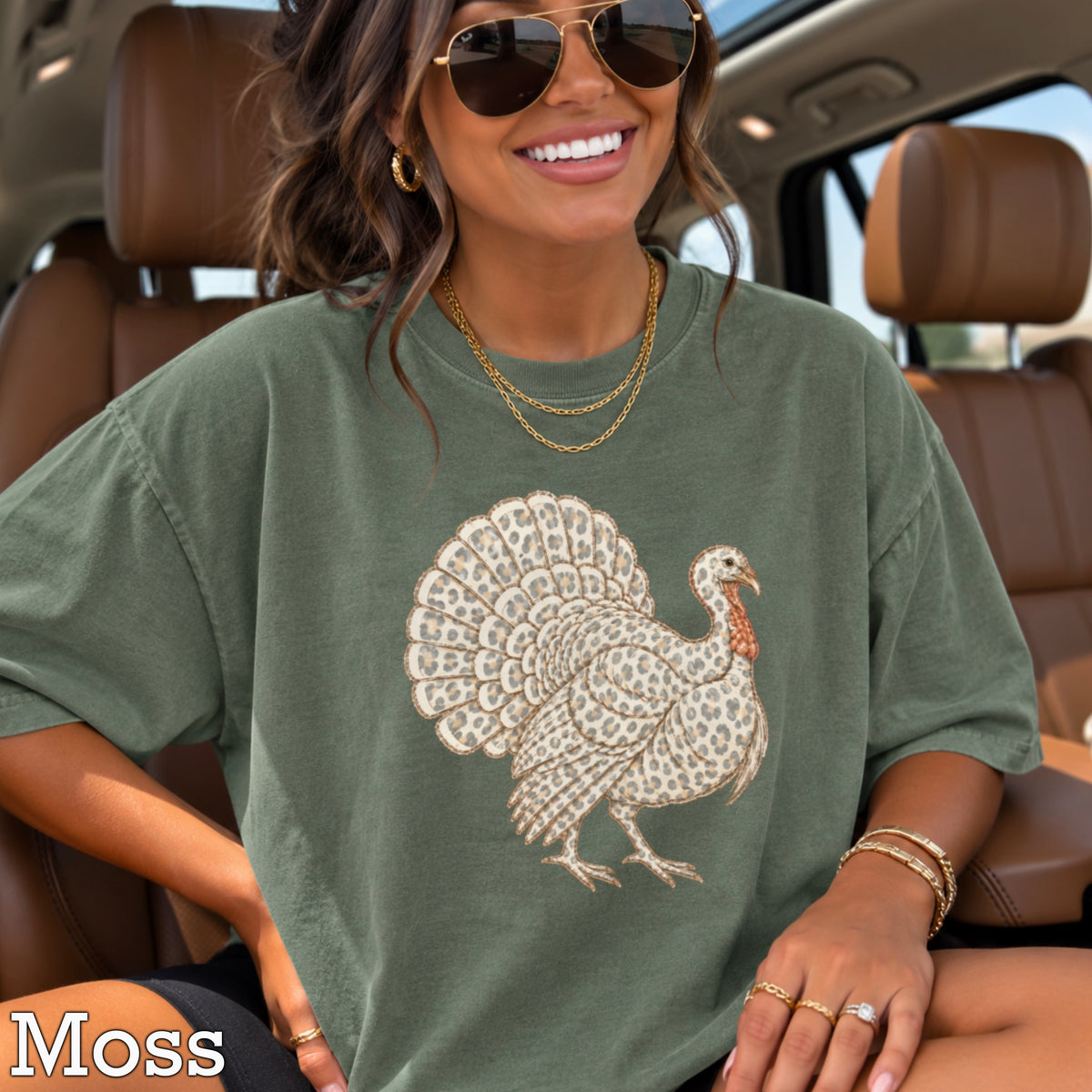 Turkey Thanksgiving Comfort Color Graphic Tee