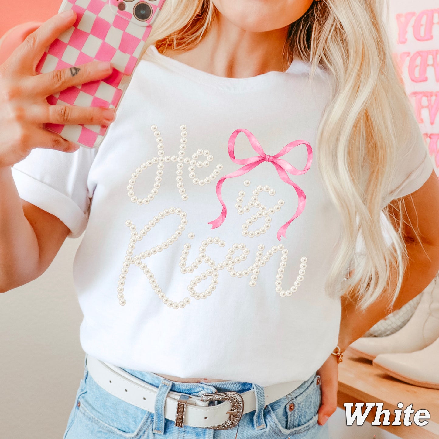 He Is Risen Easter Comfort Color Graphic Tee