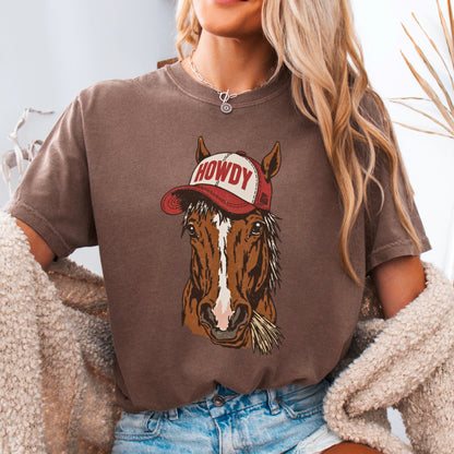 Howdy Horse Comfort Color Graphic Tee