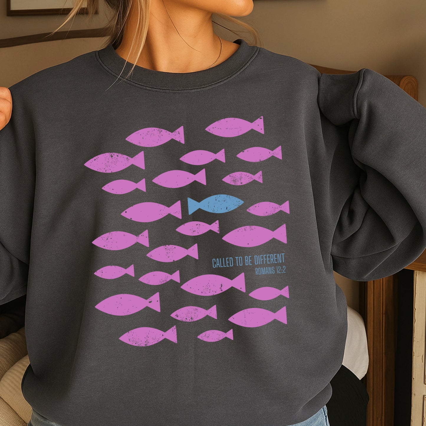 Called To Be Different Christian Crewneck Sweatshirt