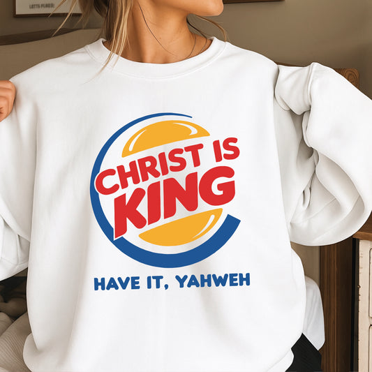 Christ Is King Christian Crewneck Sweatshirt