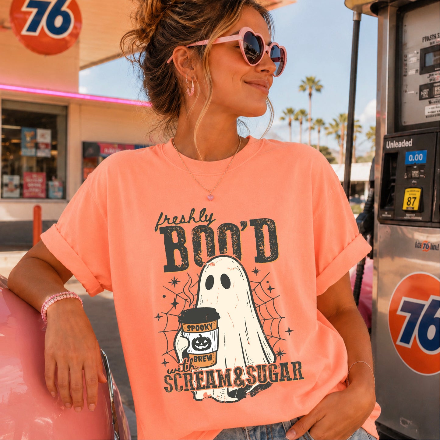 Freshly Boo’d Halloween Comfort Color Graphic Tee