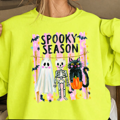 Spooky Season Halloween Crewneck Sweatshirt