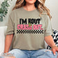 I’m Bout To Crash Out  Comfort Color Graphic Tee