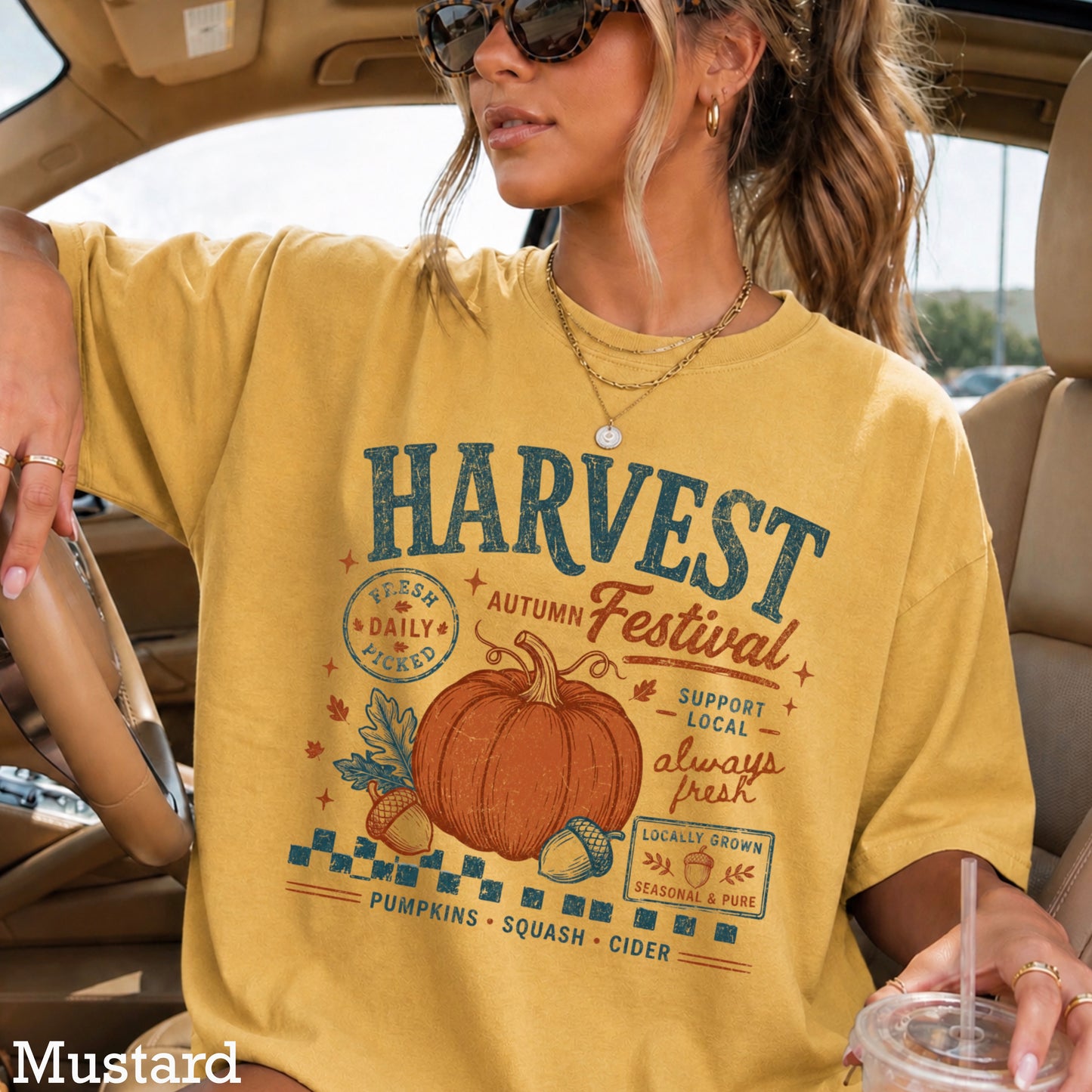 Harvest Festival Comfort Color Graphic Tee