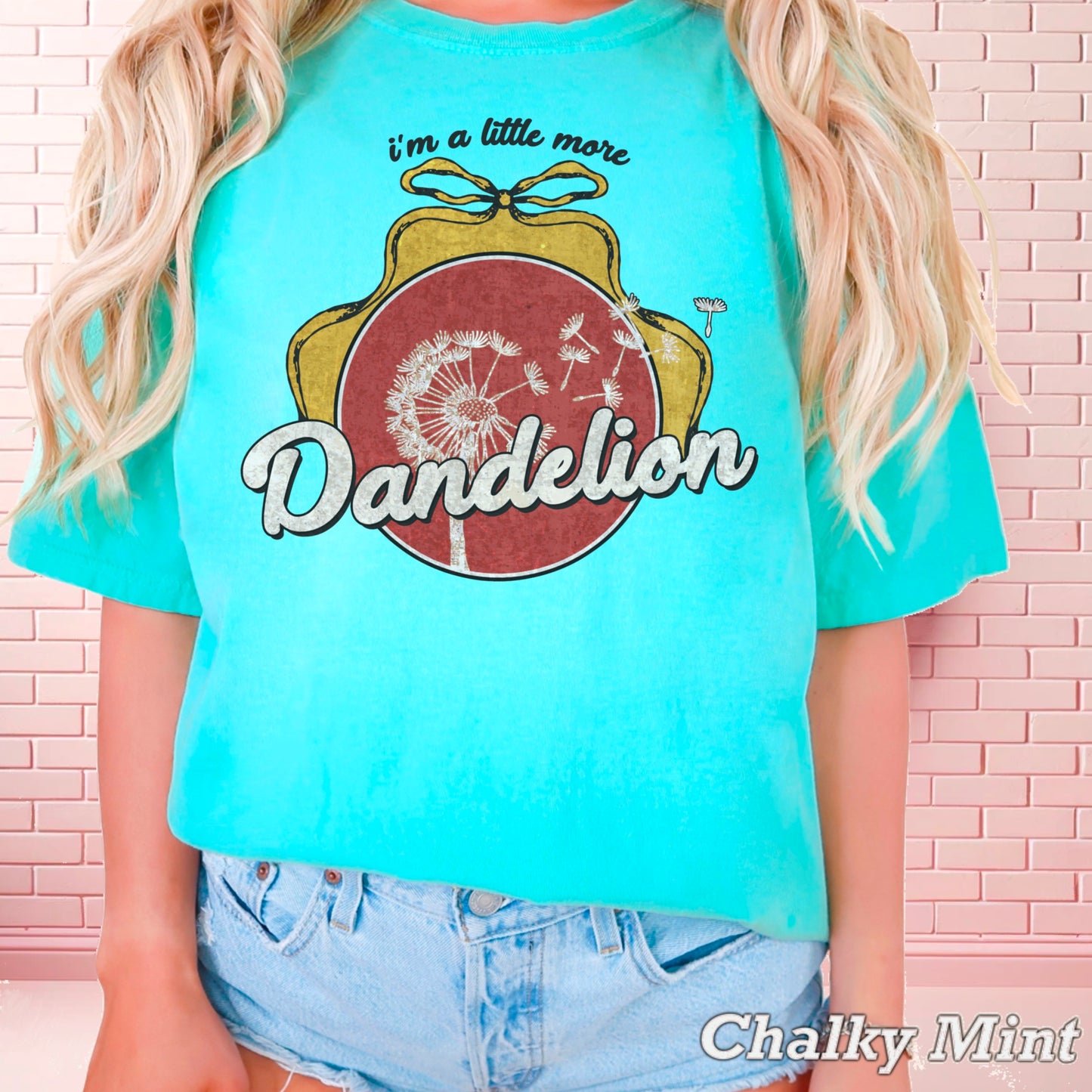 I’m A Little More Dandelion Comfort Color Graphic Tee
