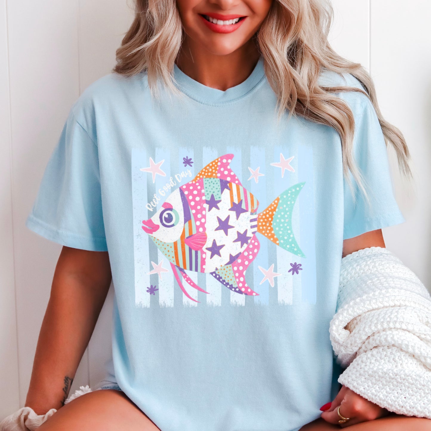 Reel Good Day Comfort Color Graphic Tee