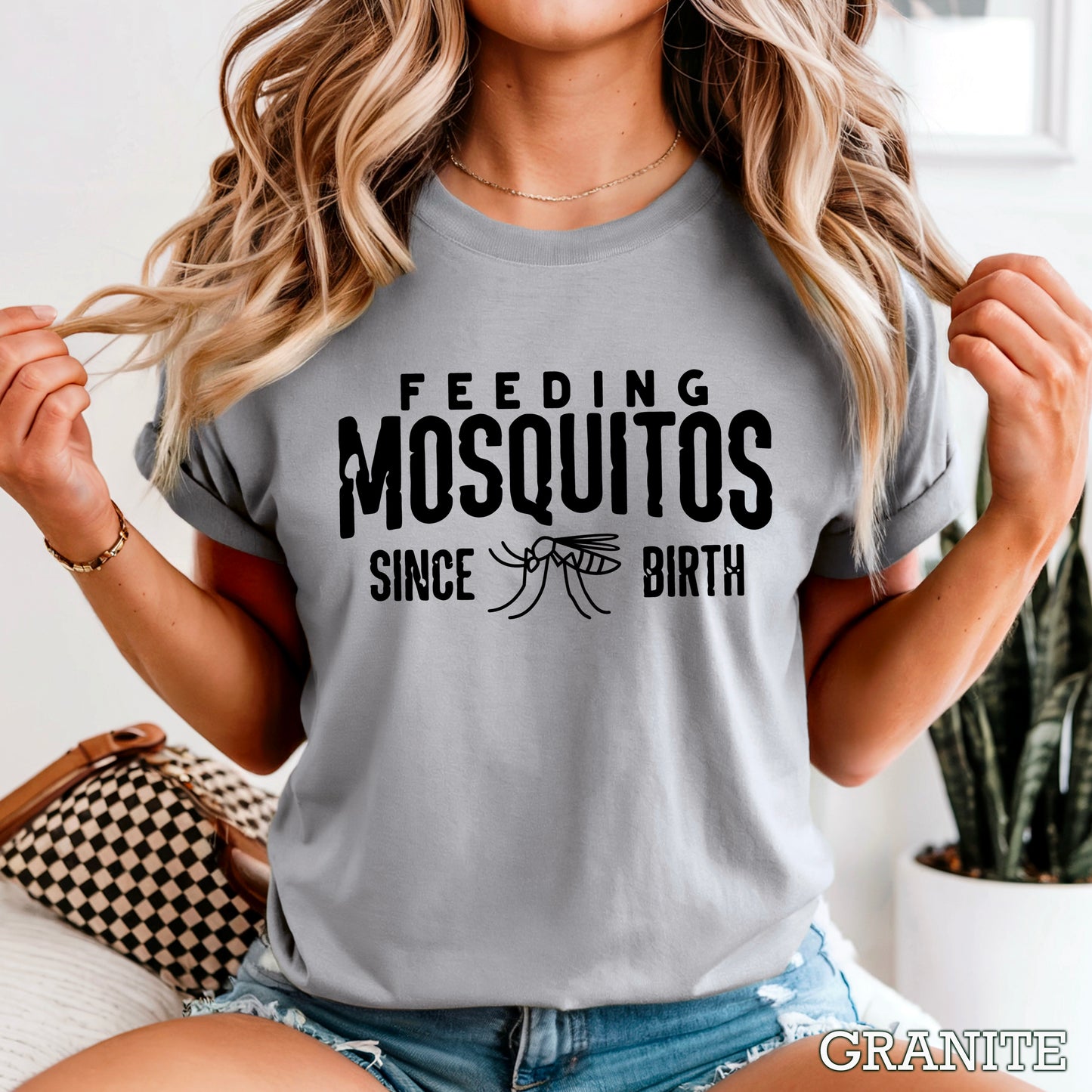 Feeding Mosquitoes Comfort Color Graphic Tee