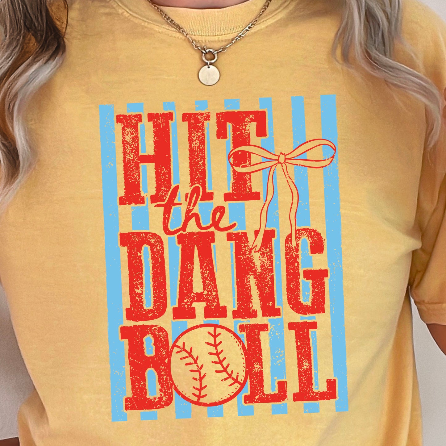 Hit The Dang Ball Comfort Color Graphic Tee