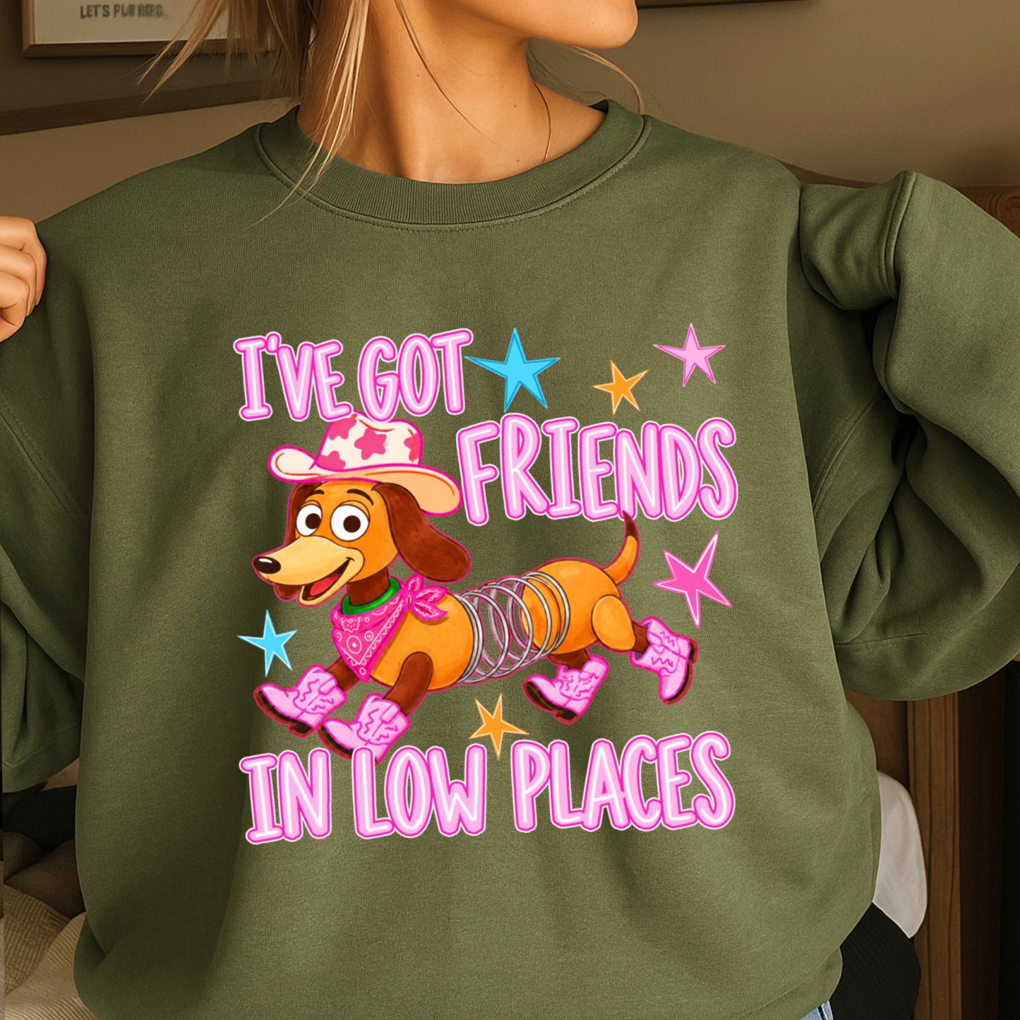I’ve Got Friends In Low Places Toy Crewneck Sweatshirt