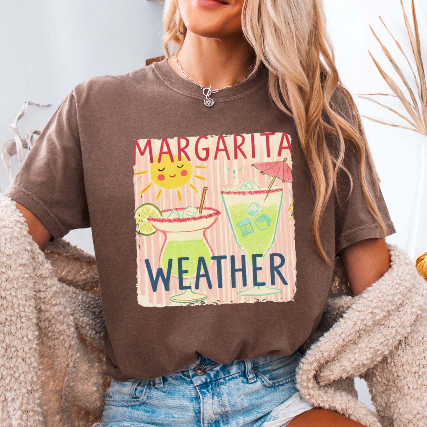 Margarita Weather Comfort Color Graphic Tee