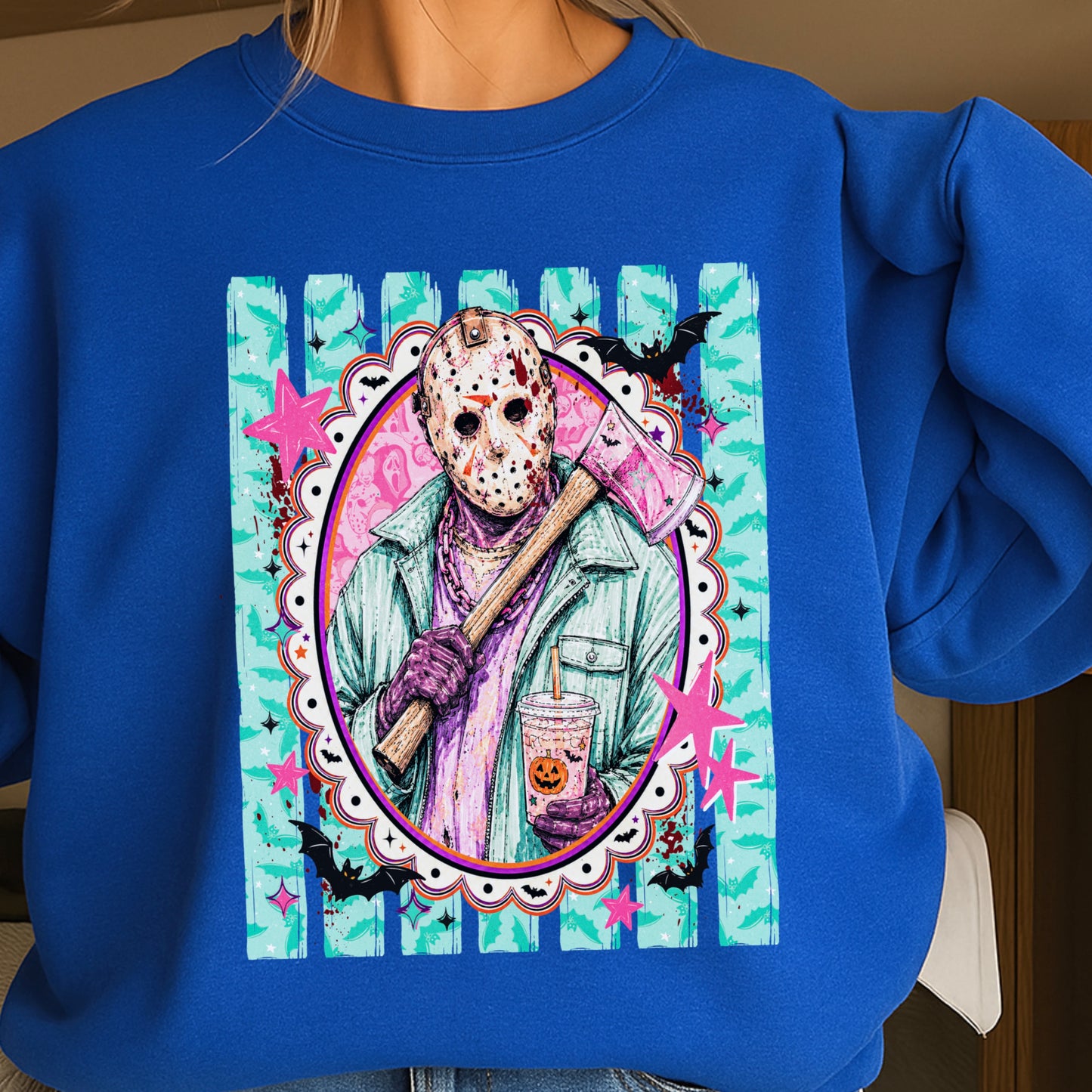 Horror Film Character Crewneck Sweatshirt