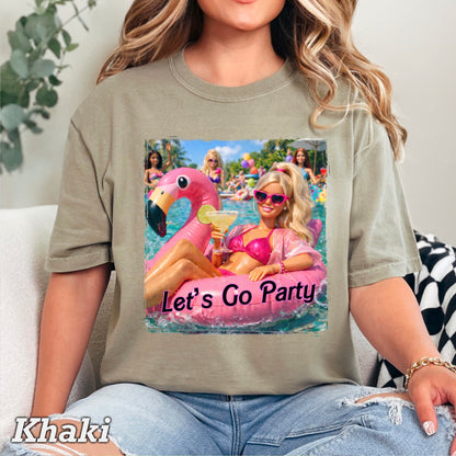 Let’s Go Party Comfort Color Graphic Tee