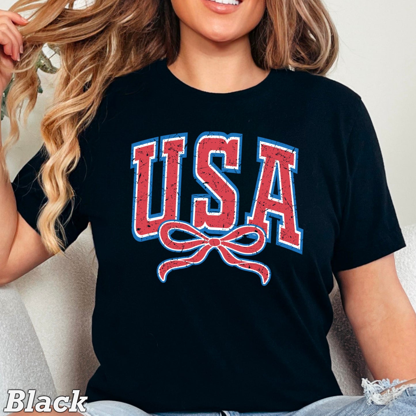 USA Coquette Comfort Color Graphic Tee