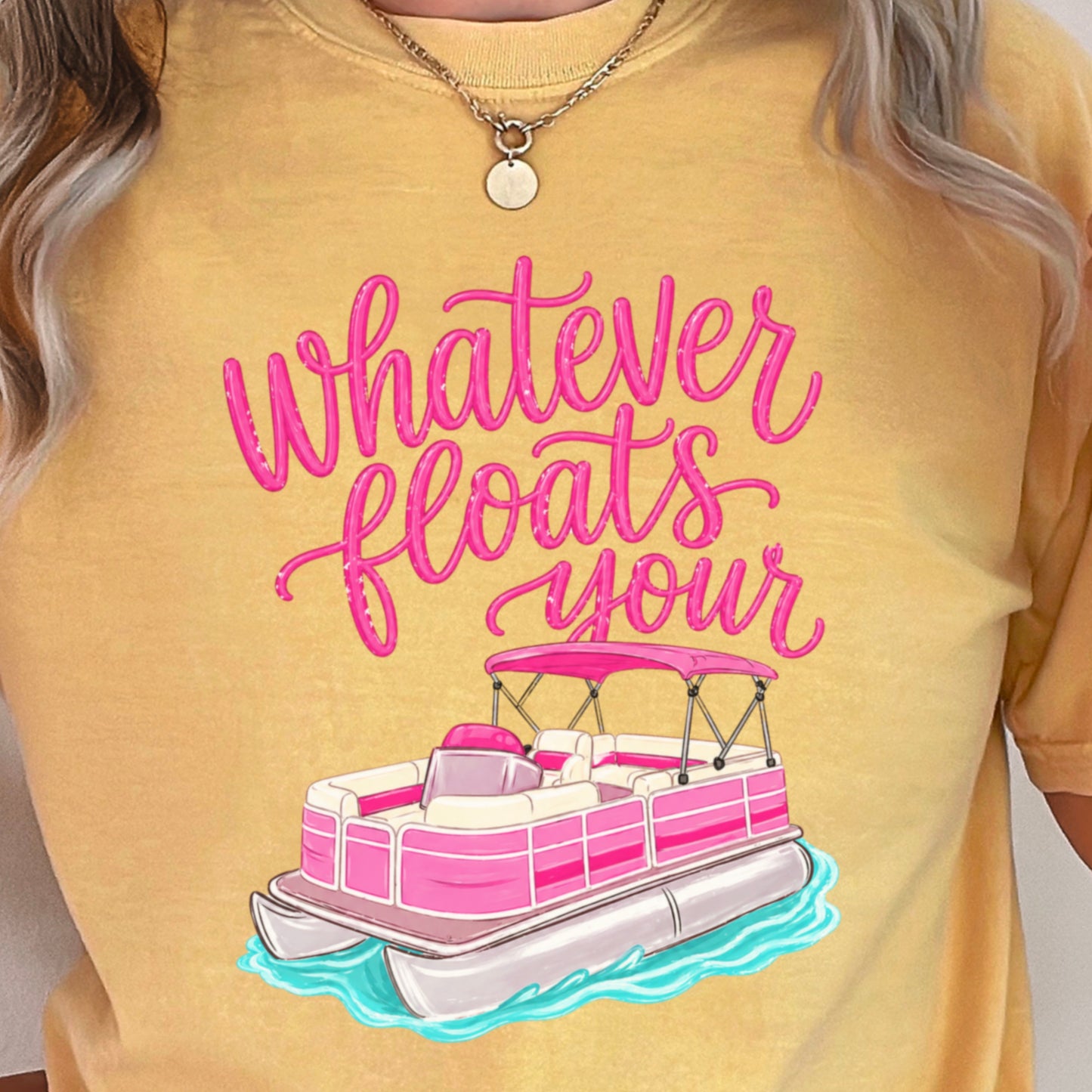 Whatever Floats Your Boat Comfort Color Graphic Tee