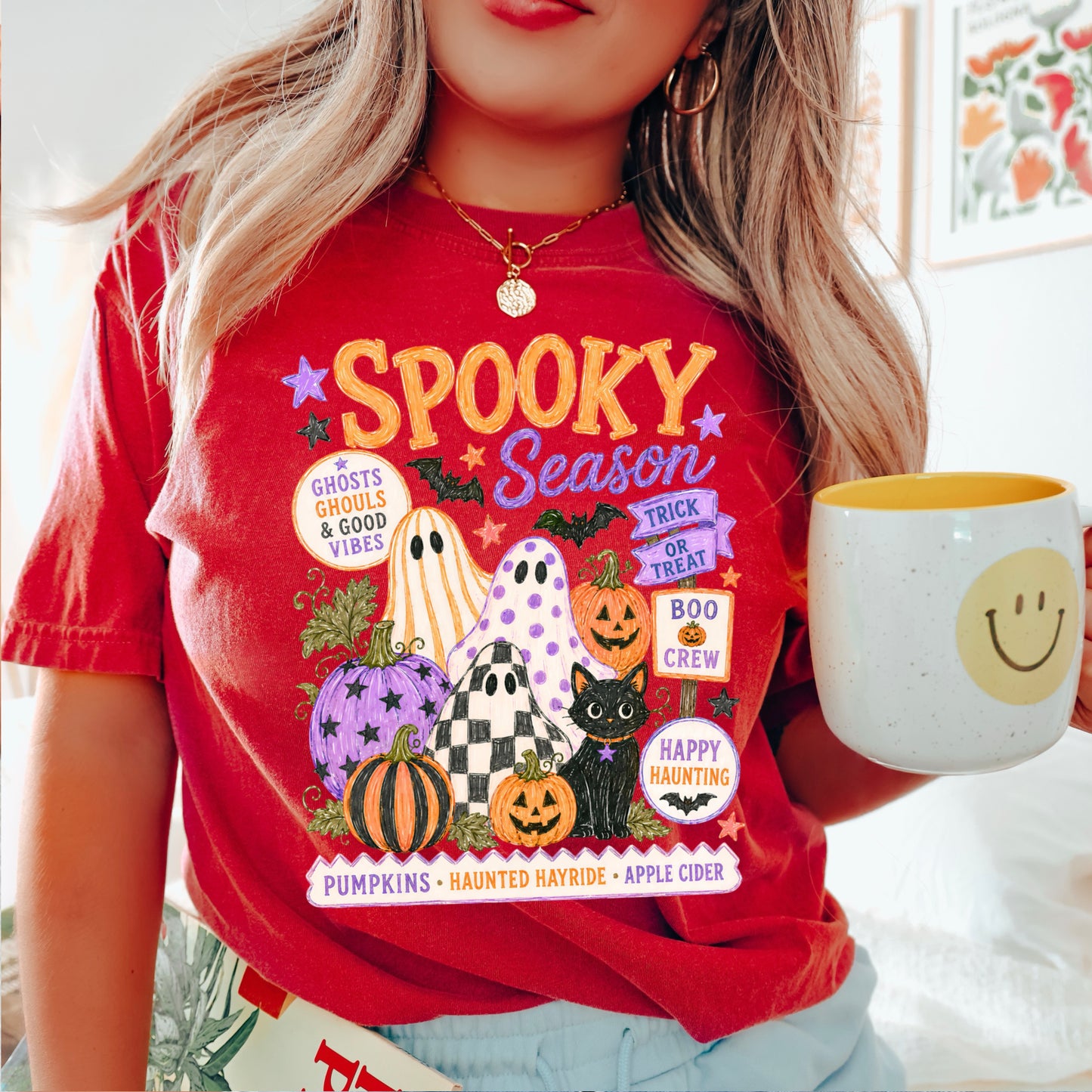 Spooky Season Comfort Color Graphic Tee