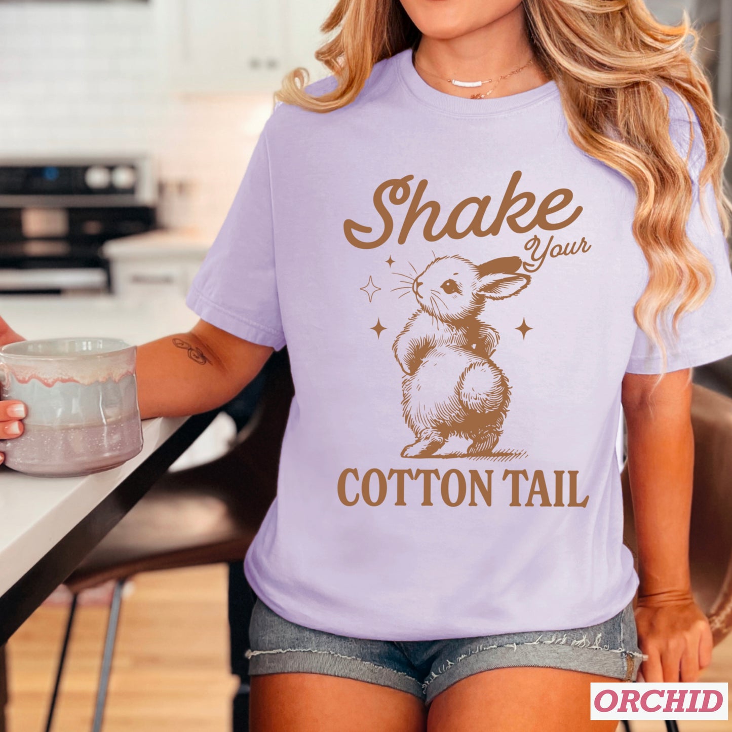 Shake Your Cotton Tail Easter Comfort Color Graphic Tee