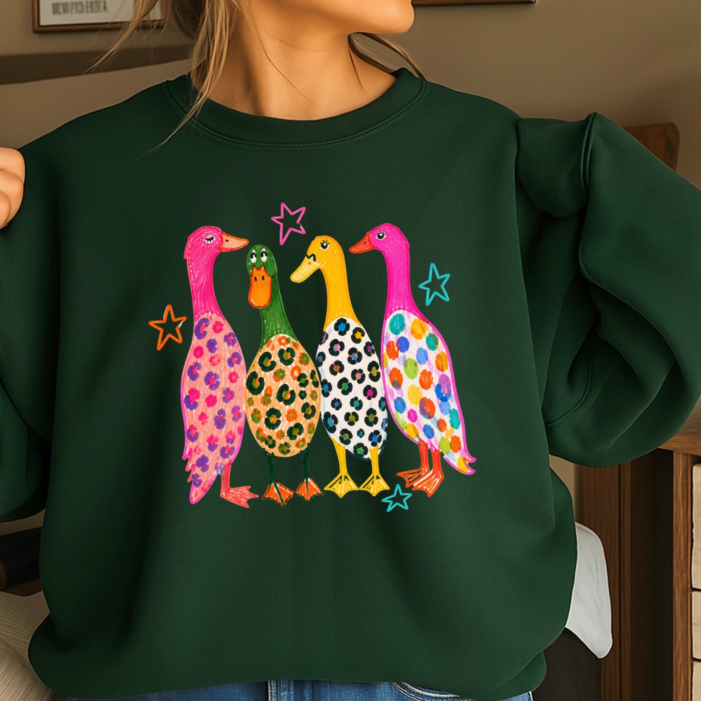Mallard Ducks Crewneck Sweatshirt