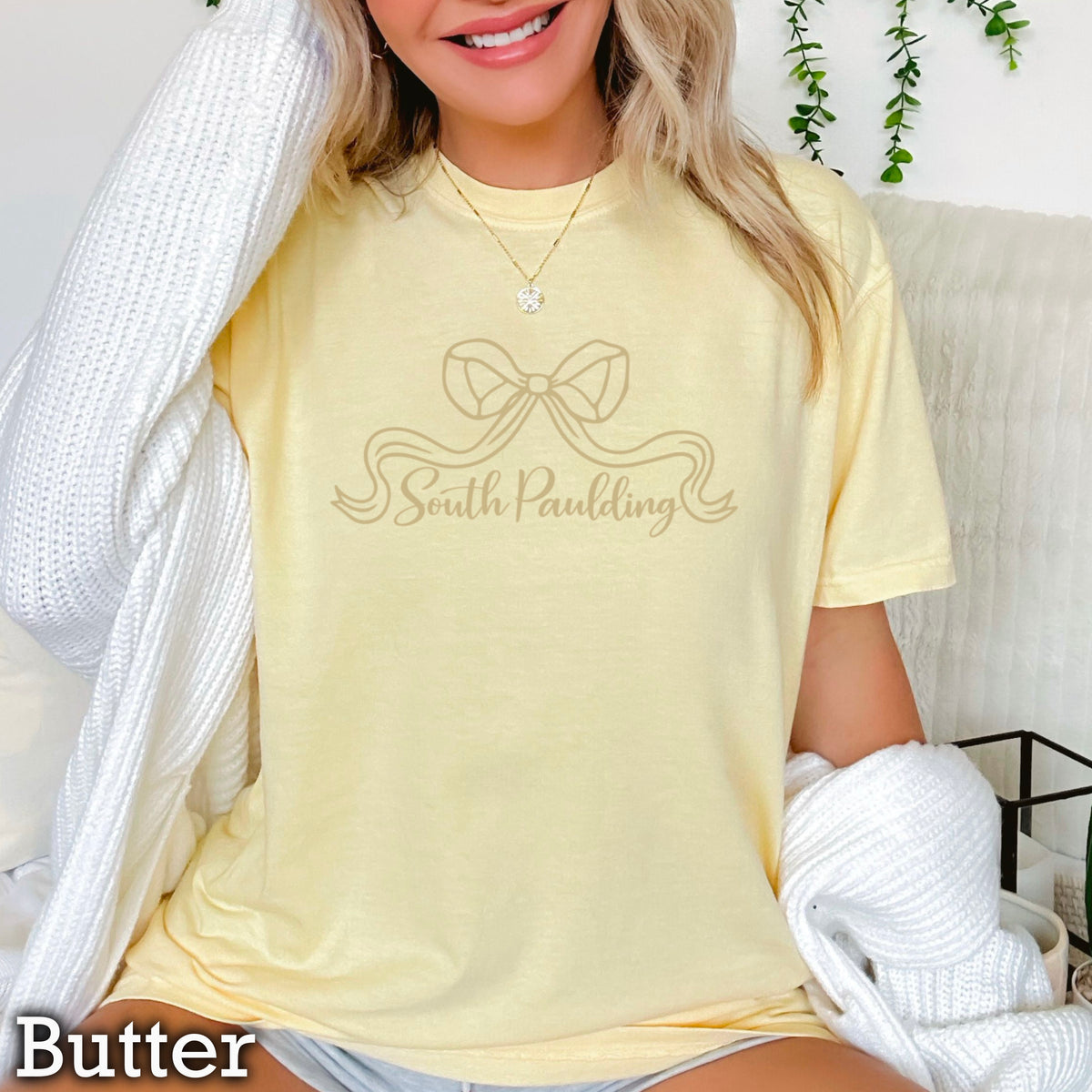 Spartans Coquette Bow Comfort Color Graphic Tee