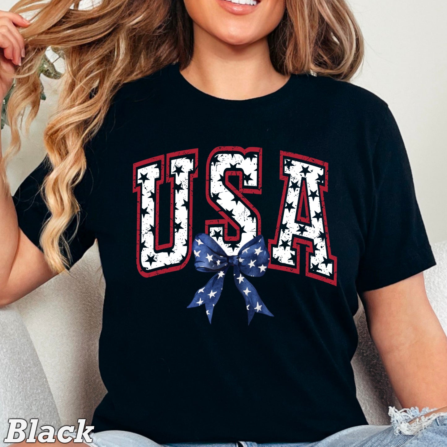USA Patriotic Comfort Color Graphic Tee