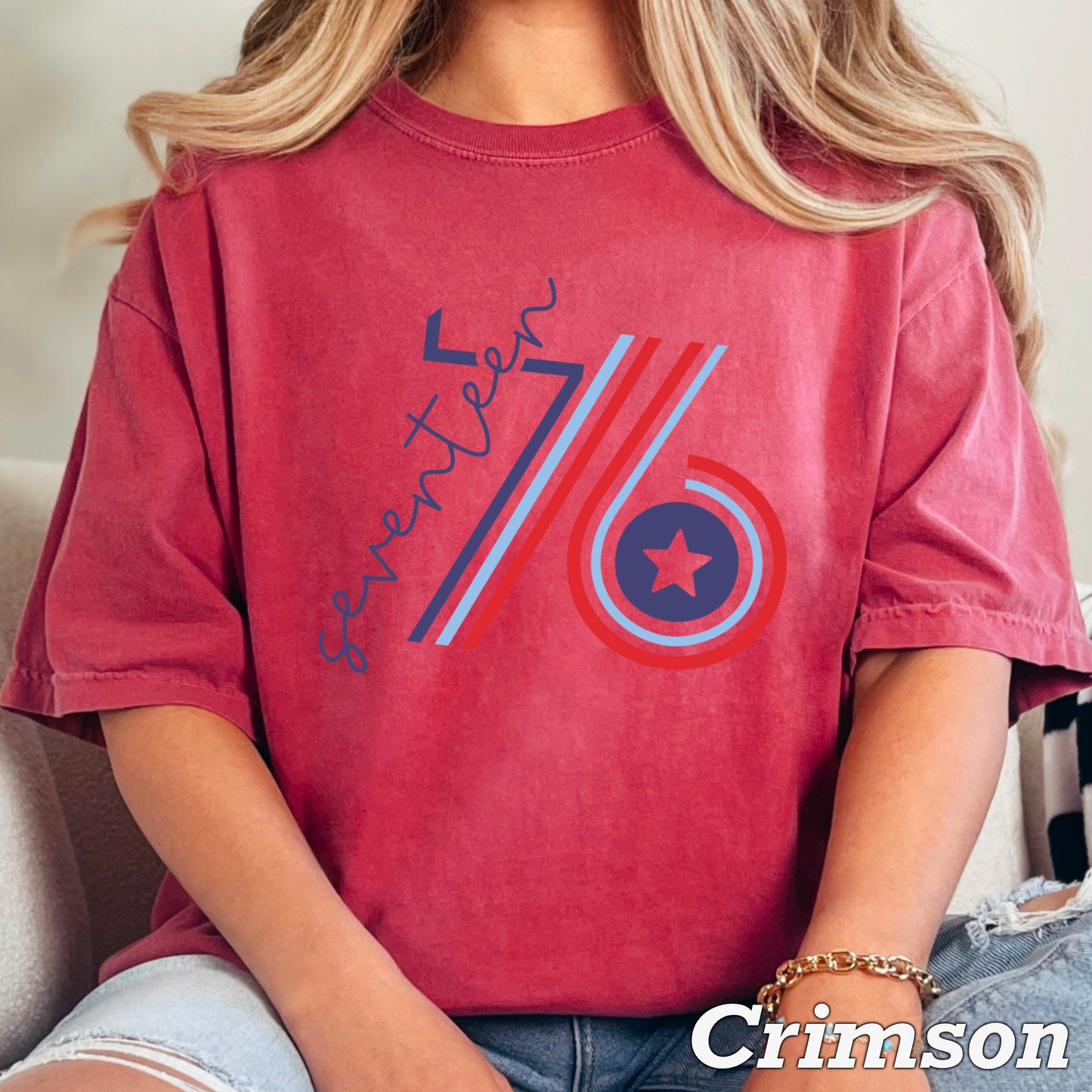Retro 1776 Comfort Color Graphic Tee