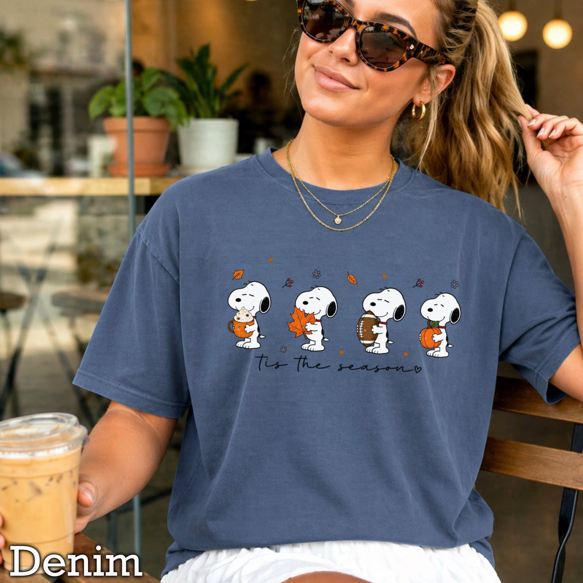 Tis The Season Fall Comfort Color Graphic Tee