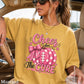Cheer For The Cure Comfort Color Graphic Tee