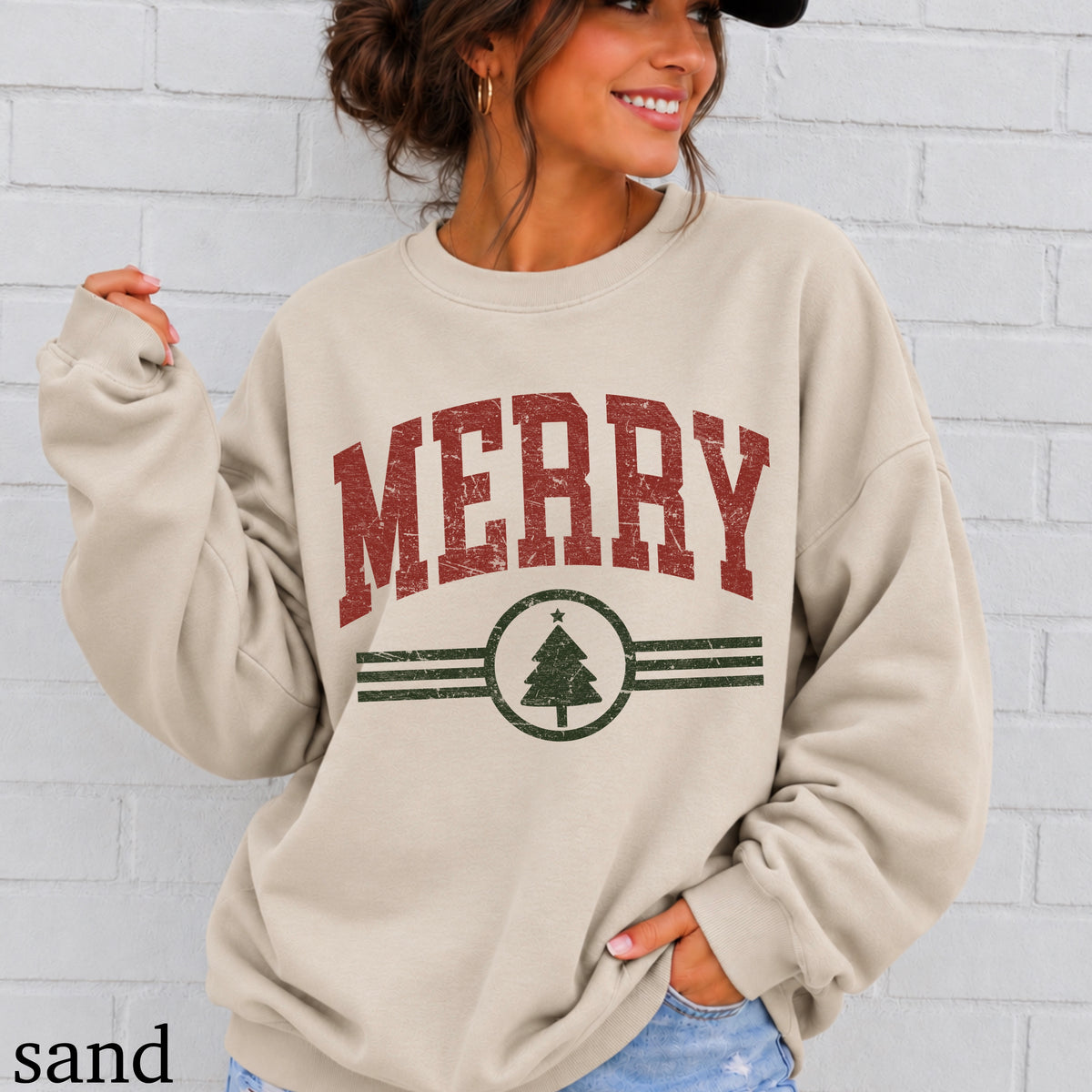 Merry Christmas Crewneck Sweatshirt