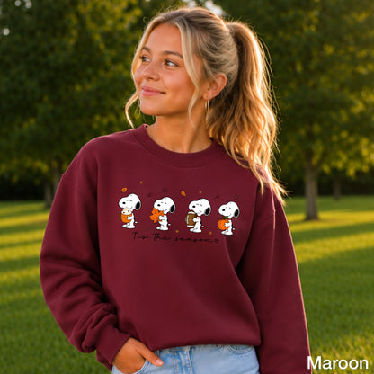 Tis The Season Fall Youth Crewneck Sweatshirt