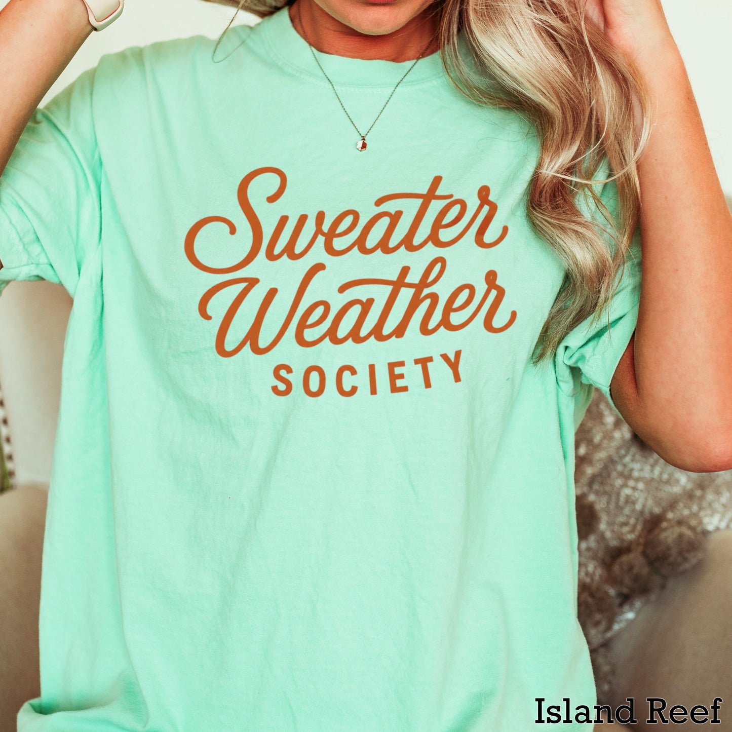 Sweater Weather Society Comfort Color Graphic Tee