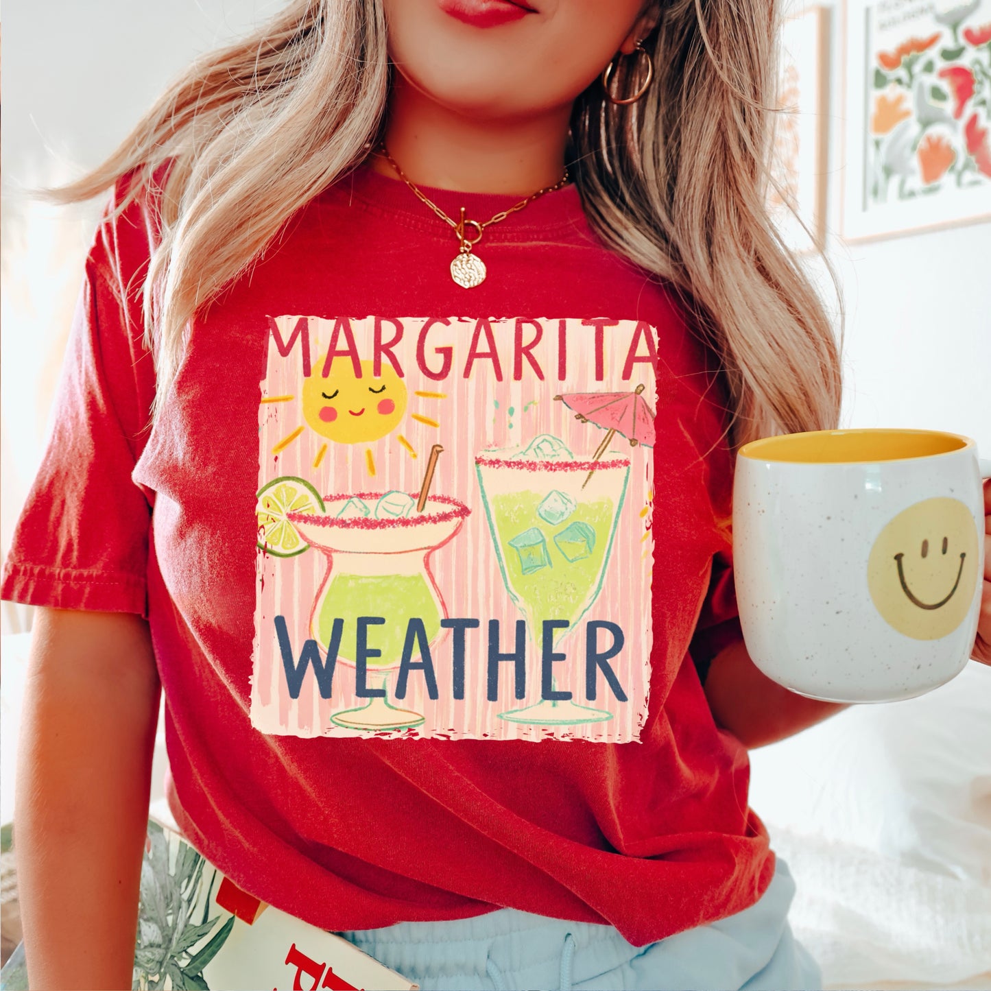 Margarita Weather Comfort Color Graphic Tee