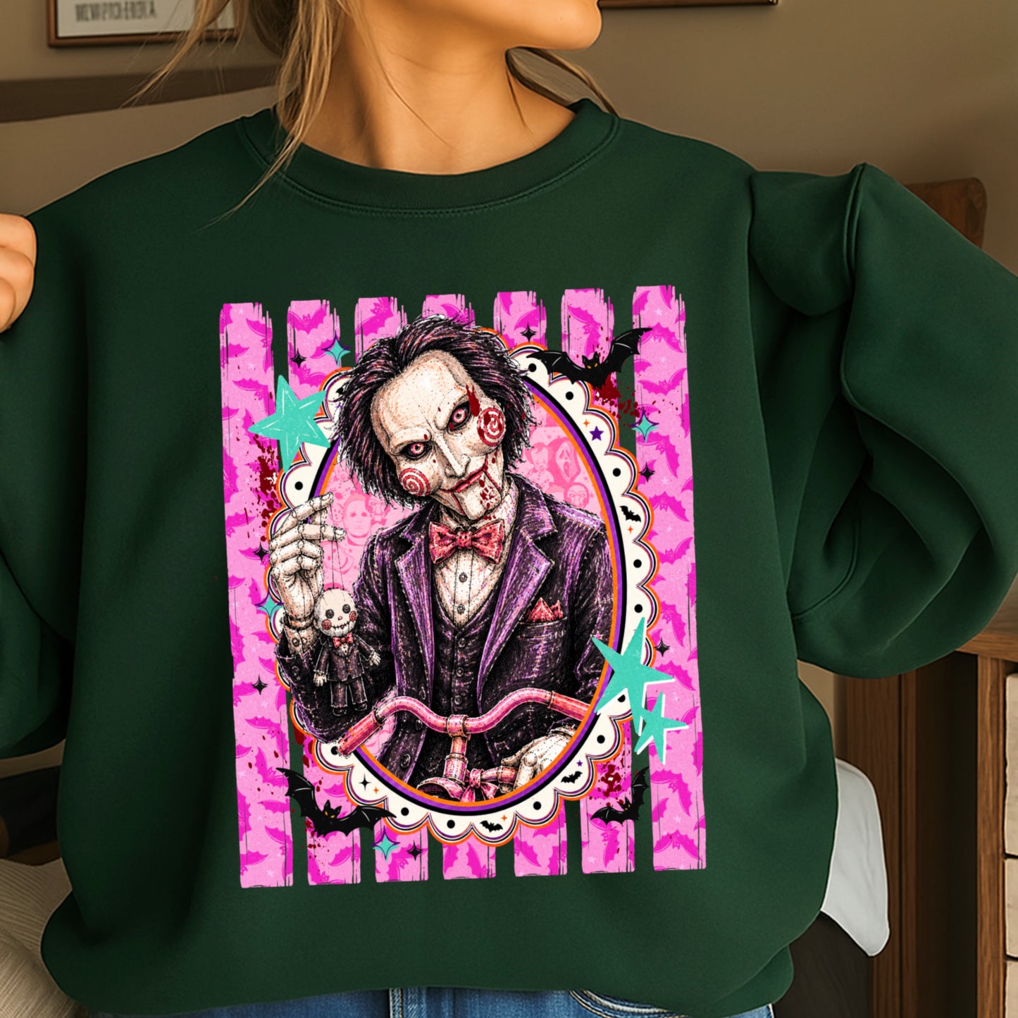 Horror Film Character Crewneck Sweatshirt