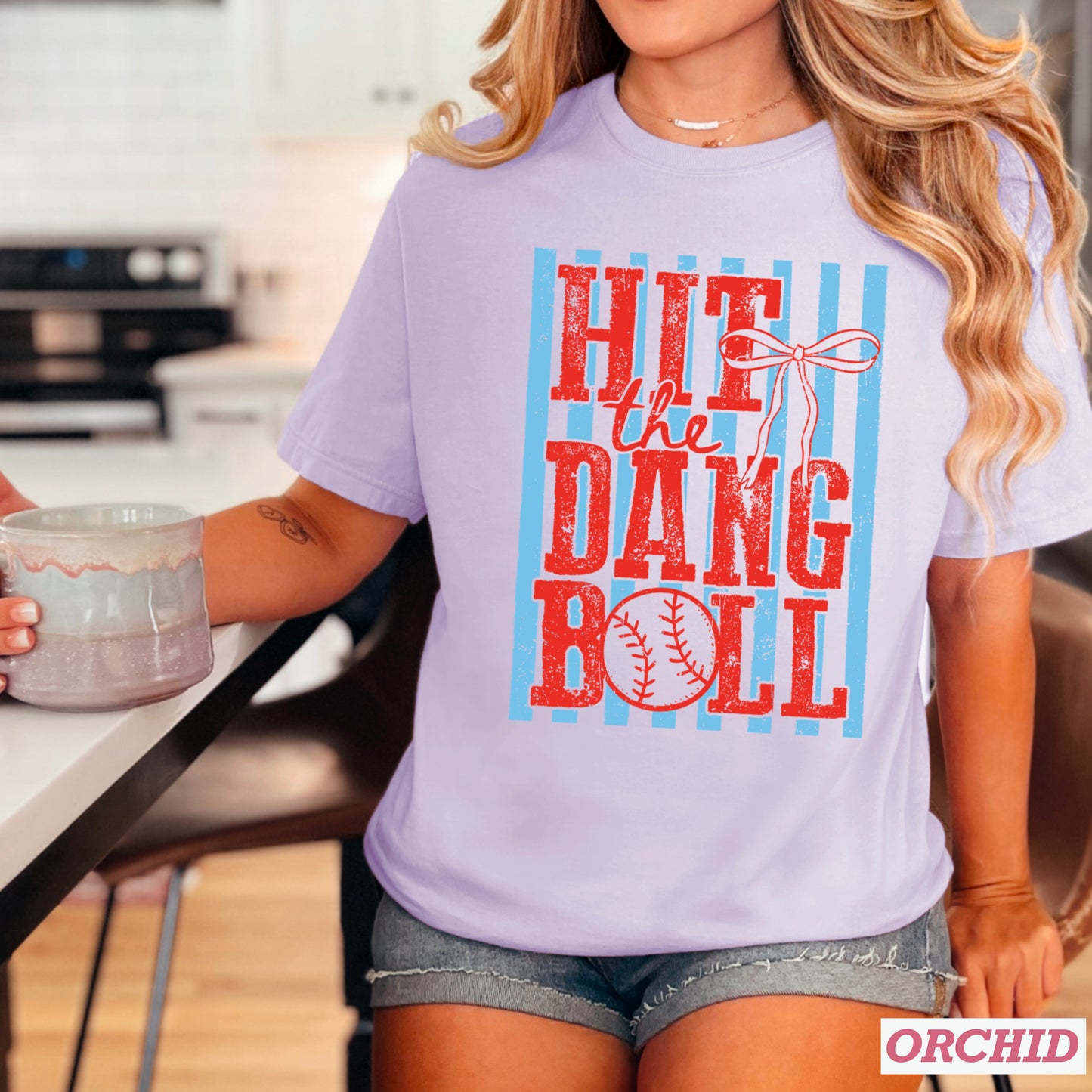 Hit The Dang Ball Comfort Color Graphic Tee