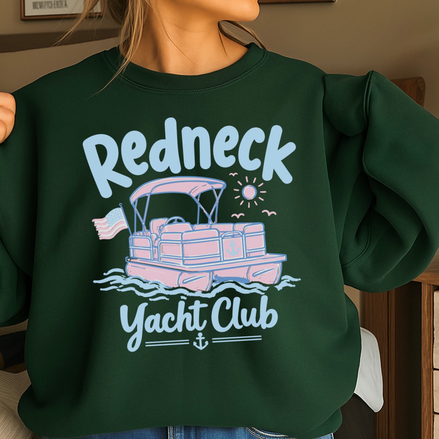 Redneck Yacht Club Crewneck Sweatshirt