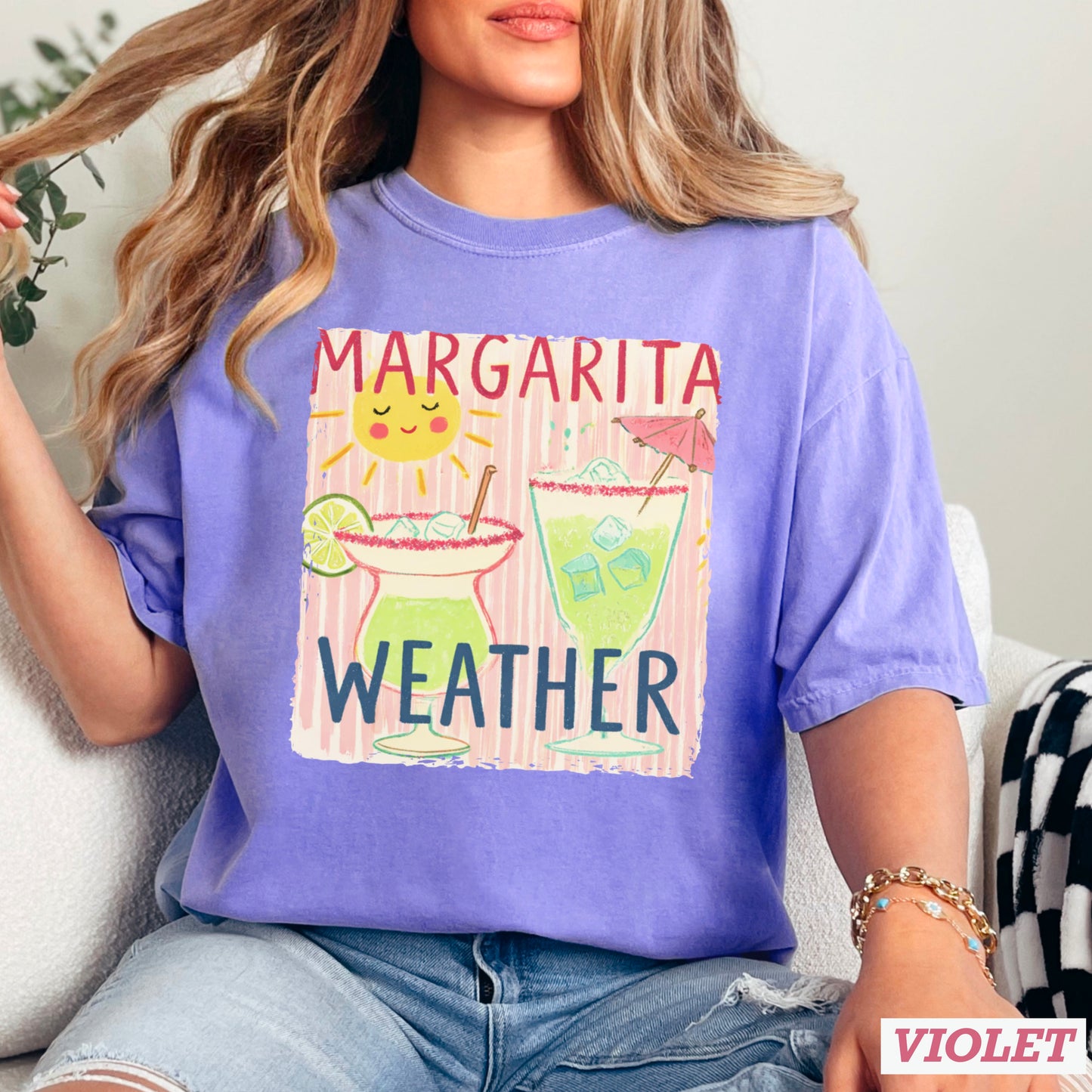 Margarita Weather Comfort Color Graphic Tee