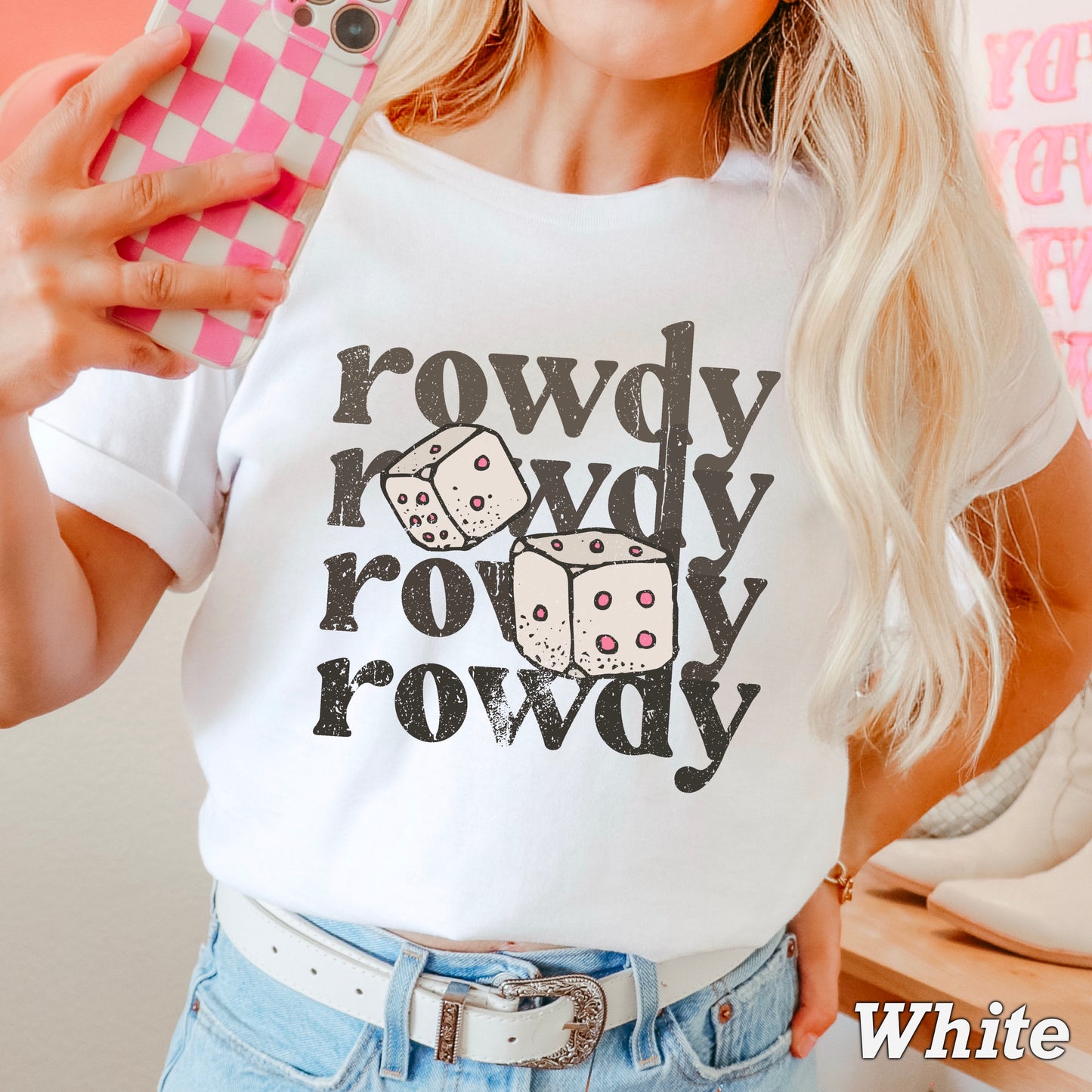 Rowdy Dice Comfort Color Graphic Tee
